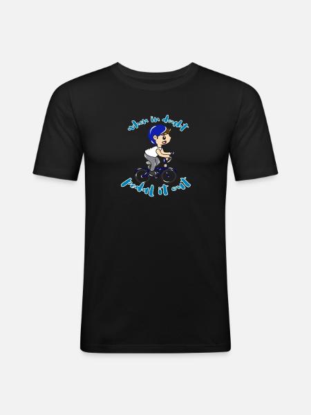 Bicycle Sports - Men's Slim Fit T-Shirt - black