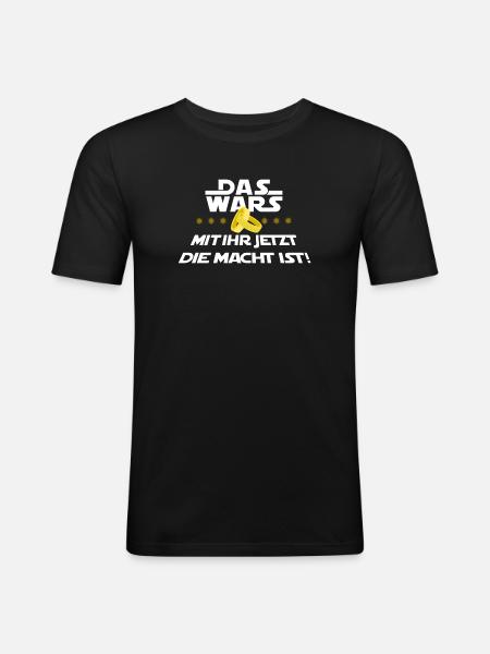 The Wars saying bachelor party wedding eve - Men's Slim Fit T-Shirt - black