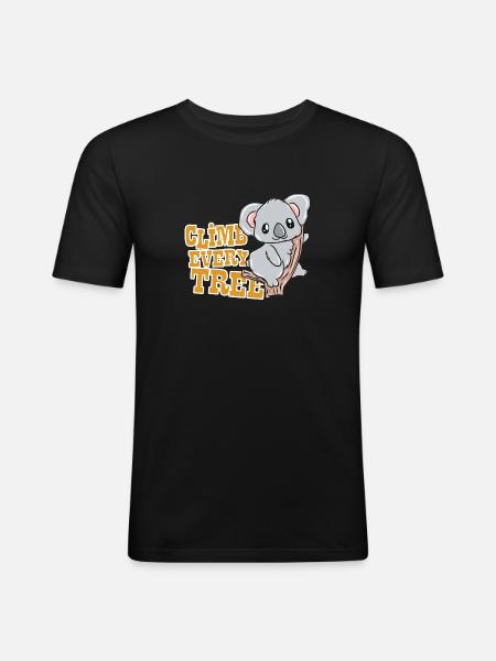 Koala - Men's Slim Fit T-Shirt - black