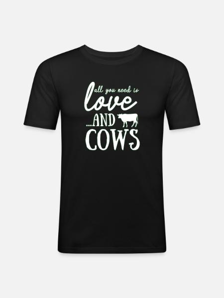 Farmer - Men's Slim Fit T-Shirt - black