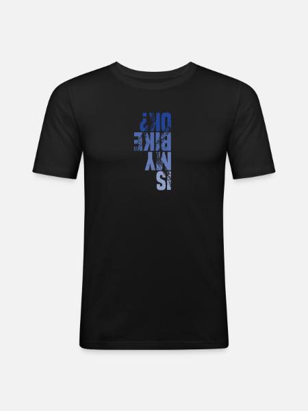 Motorräder Biker Motorrad Lustig Sprüche Humorvoll - Männer Slim Fit T-Shirt - Schwarz