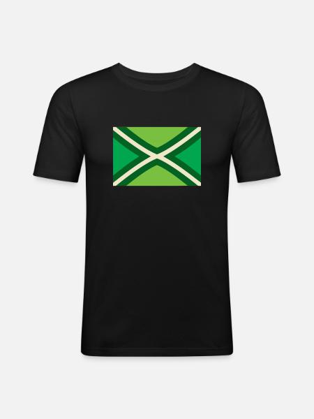 Achterhoek flag - Men's Slim Fit T-Shirt - black
