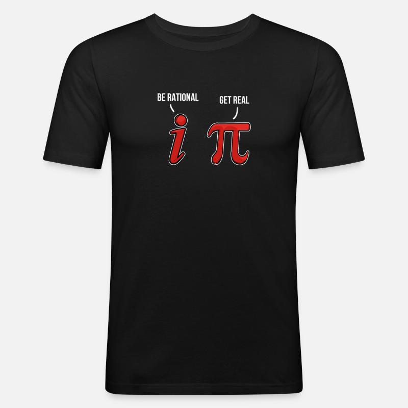 Pi Day Math Pi 3.14 - Männer Slim Fit T-Shirt - Schwarz