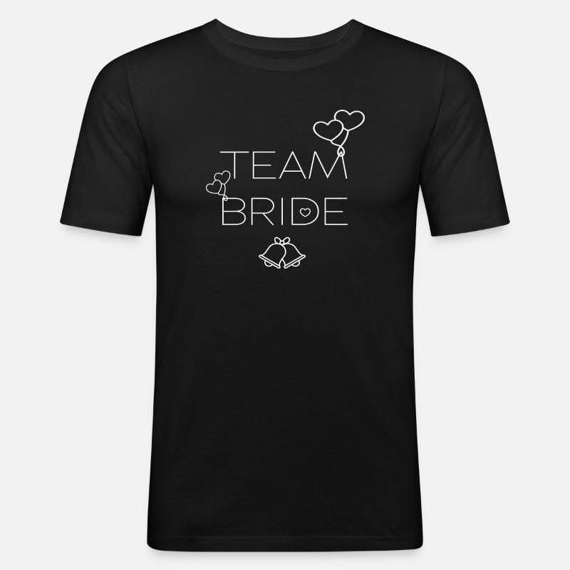 TEAM BRIDE - TEAM BRIDE - Men's Slim Fit T-Shirt - black