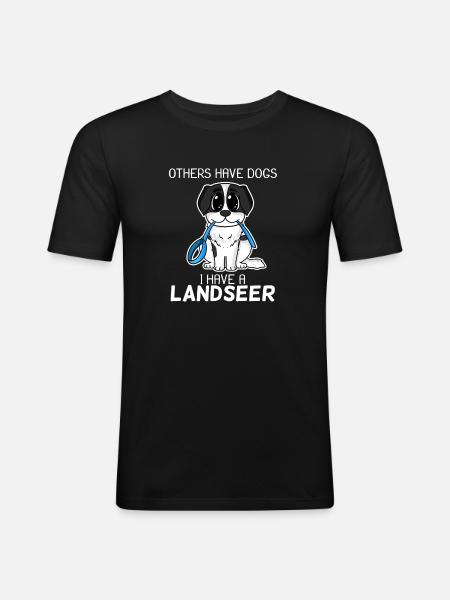 Landseer - Men's Slim Fit T-Shirt - black