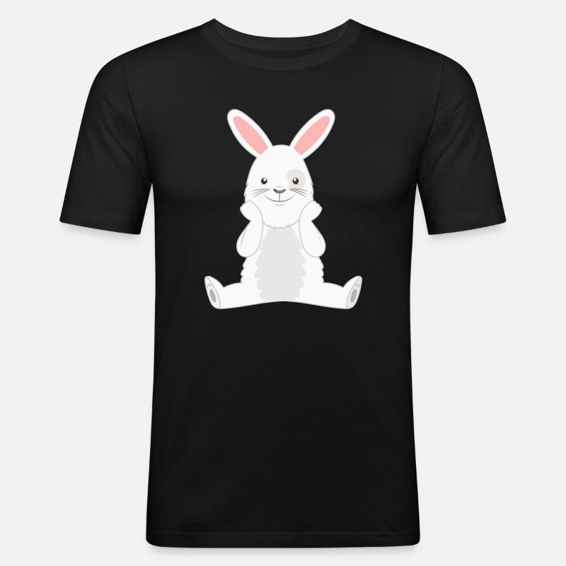 Rabbit Rabbit - Men's Slim Fit T-Shirt - black