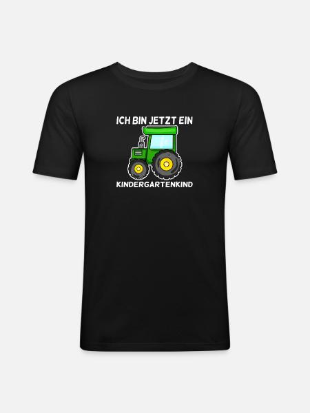 Kindergarten Kindergartenkind - Männer Slim Fit T-Shirt - Schwarz