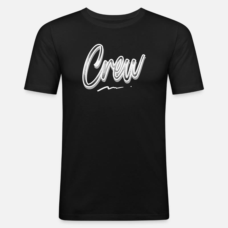 Crew - Men's Slim Fit T-Shirt - black