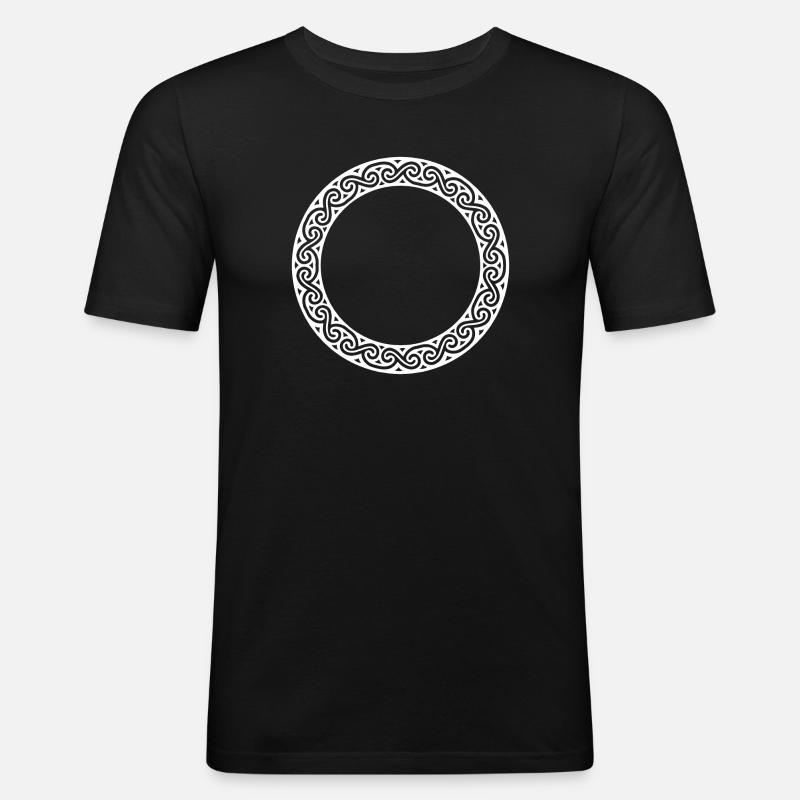 Celtic Knot - Männer Slim Fit T-Shirt - Schwarz