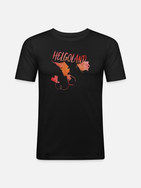 Heligoland - Men's Slim Fit T-Shirt - black