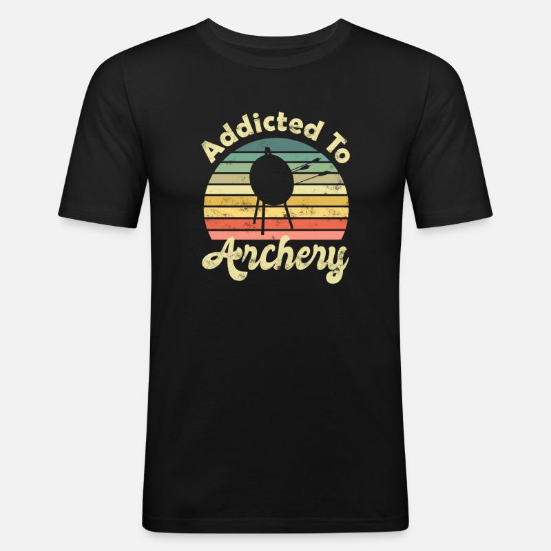 Archery Archery Archer Archer - Men's Slim Fit T-Shirt - black
