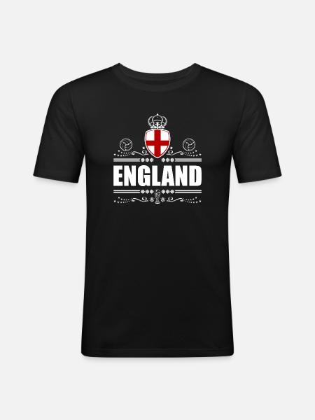 ANGLETERRE DÉCONTRACTÉE - T-shirt près du corps Homme - noir