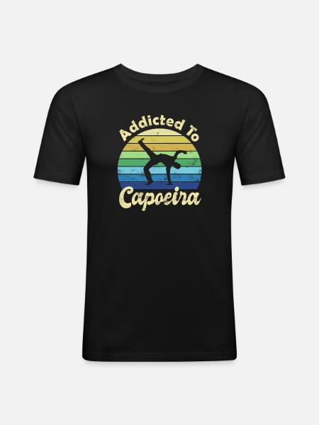 Capoeira - Men's Slim Fit T-Shirt - black