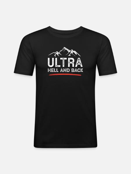 Ultra – Hell and Back - Men's Slim Fit T-Shirt - black