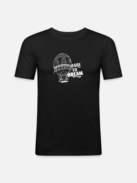 Dare To Dream - Men's Slim Fit T-Shirt - black