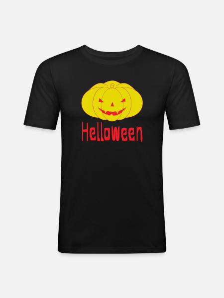 The Helloween - Men's Slim Fit T-Shirt - black