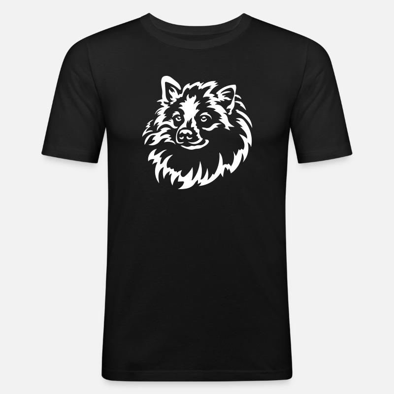 Spitz Kopf "Black Edition" - Männer Slim Fit T-Shirt - Schwarz