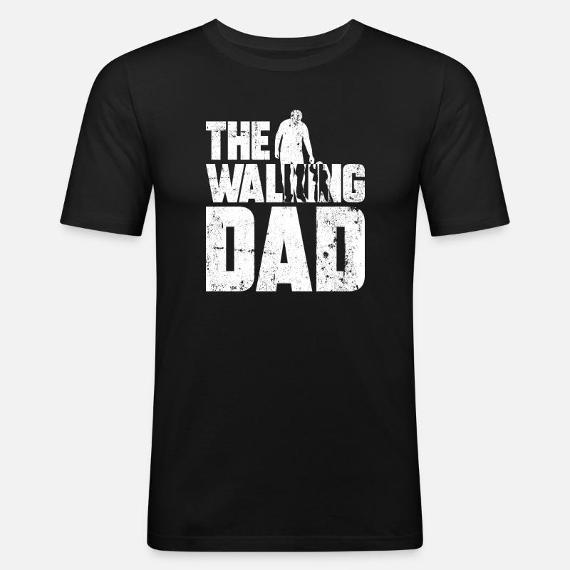 Silhouette postapocalyptique de Stride - T-shirt près du corps Homme - noir