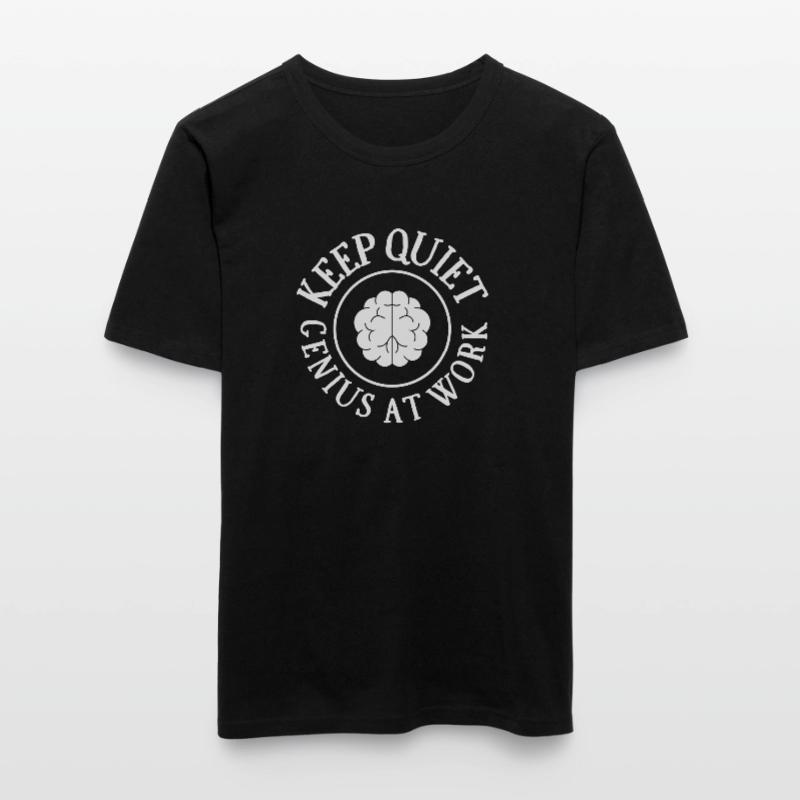 Work, engineering, I'm a genius Men's Slim Fit T-Shirt