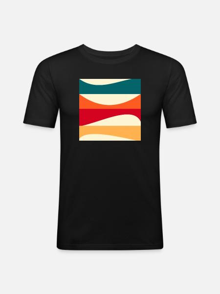 Constructivisme - ART MODERNE - CONTEXTE - T-shirt près du corps Homme - noir
