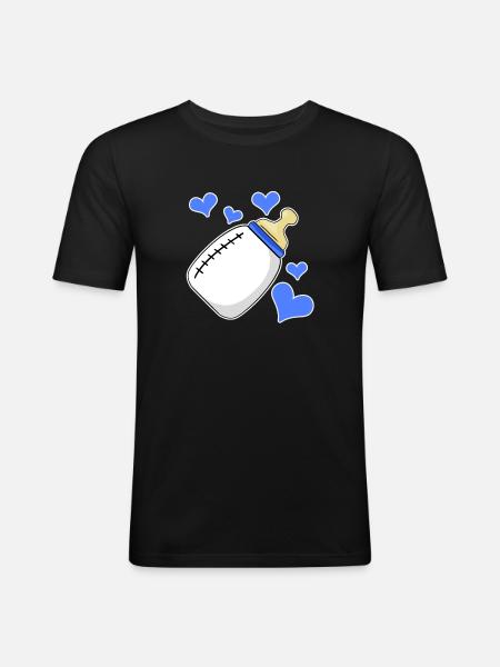 Garçon enceinte Fils biologique - T-shirt près du corps Homme - noir