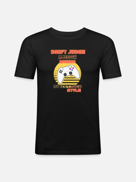 Armor by Its Cover Style - Men's Slim Fit T-Shirt - black