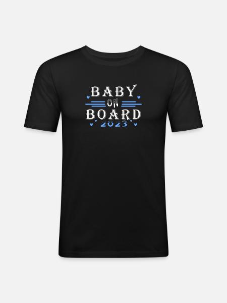 Enceinte 2023 - T-shirt près du corps Homme - noir