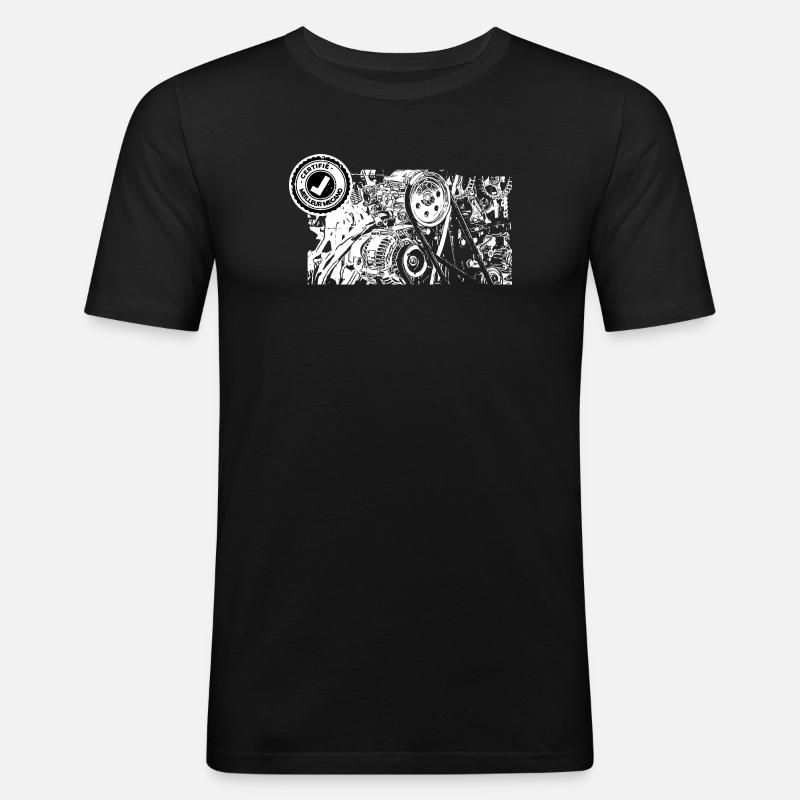 BESTER MECHANIKER - Männer Slim Fit T-Shirt - Schwarz