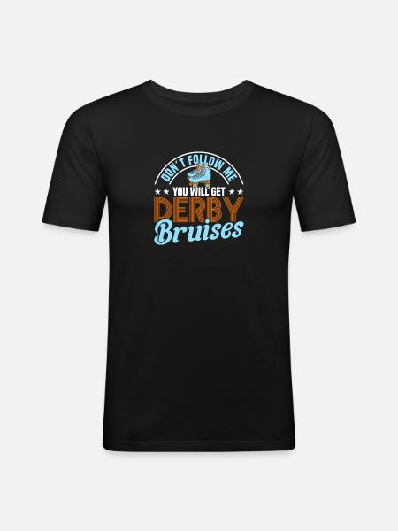 Roller Skate Design - Men's Slim Fit T-Shirt - black