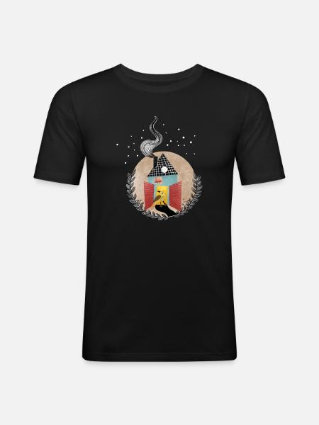 Joyeux Noël - T-shirt près du corps Homme - noir