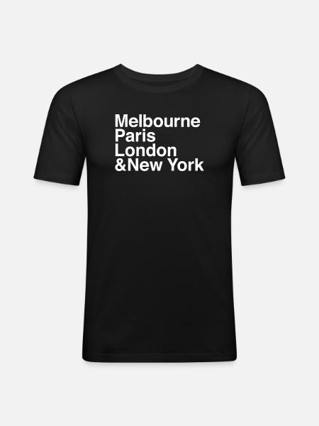 GRAND SLAM Tennis - Men's Slim Fit T-Shirt - black