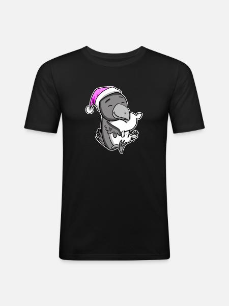 Crow Tired Sleeping Sleeping Girl - Men's Slim Fit T-Shirt - black