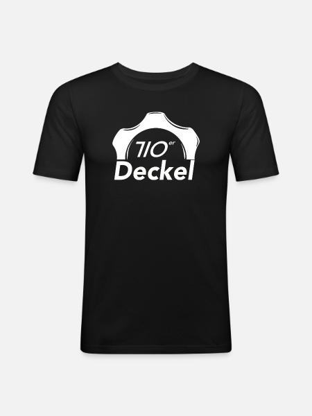 710 Lids - Men's Slim Fit T-Shirt - black