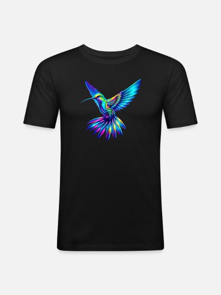Hummingbird - Men's Slim Fit T-Shirt - black