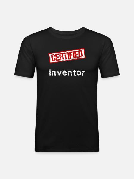 Inventor - Men's Slim Fit T-Shirt - black