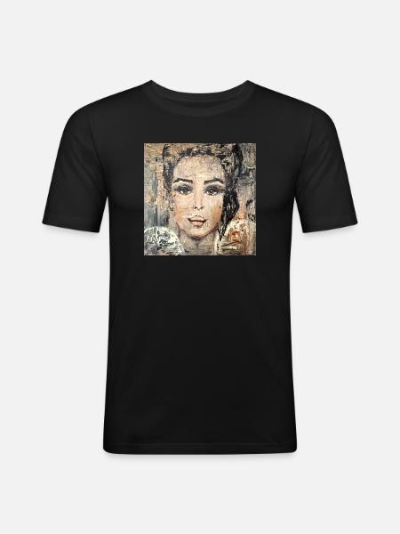 Strong - Männer Slim Fit T-Shirt - Schwarz