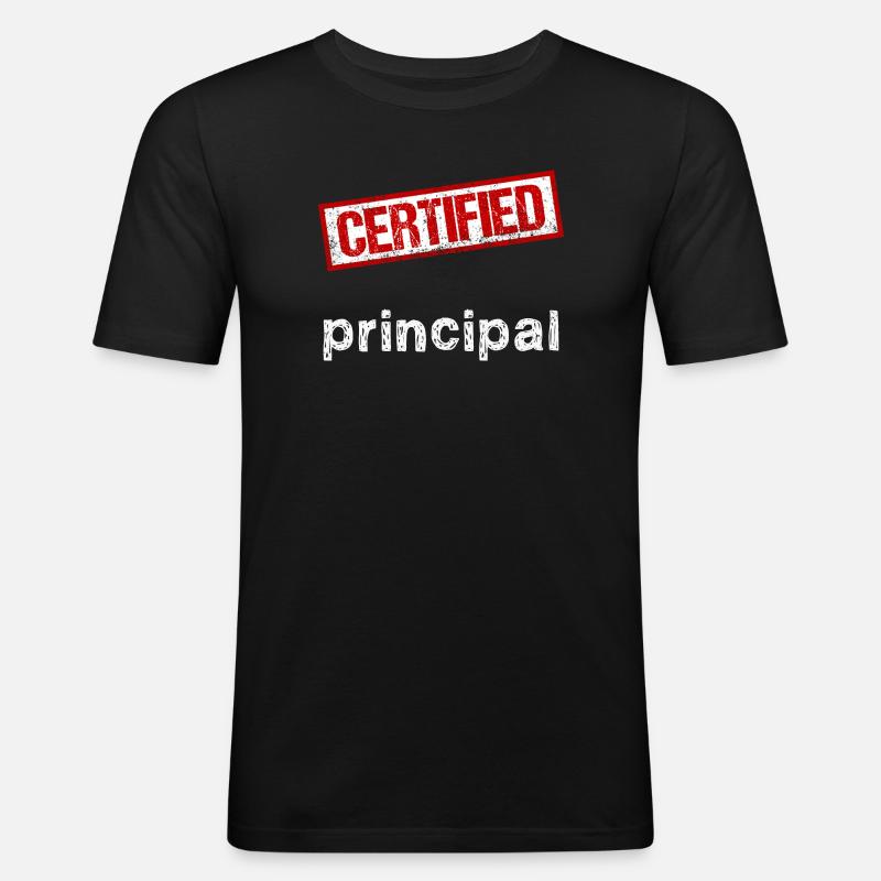 Gérant - T-shirt près du corps Homme - noir