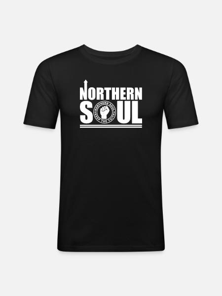 Northern Soul - Keep The Faith - Men's Slim Fit T-Shirt - black