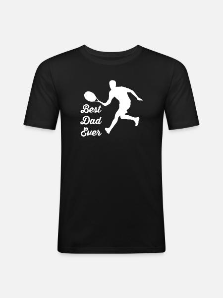 Tennis - Men's Slim Fit T-Shirt - black