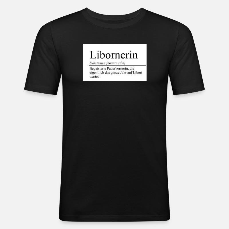 libornerin - Männer Slim Fit T-Shirt - Schwarz