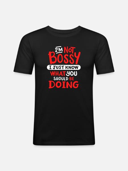 Sarkastisch Sarkasmus Humor - Männer Slim Fit T-Shirt - Schwarz