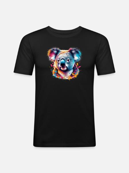 Koala - Men's Slim Fit T-Shirt - black