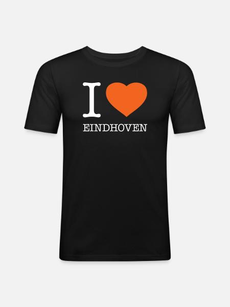 I LOVE EINDHOVEN - Men's Slim Fit T-Shirt - black