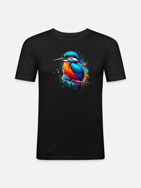 Kingfisher - Men's Slim Fit T-Shirt - black