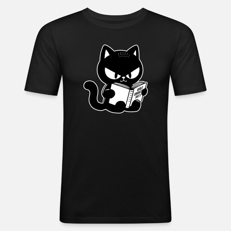 Weltherrschaft 2 - Männer Slim Fit T-Shirt - Schwarz