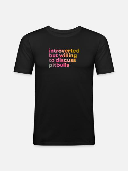 Pitbull - Men's Slim Fit T-Shirt - black