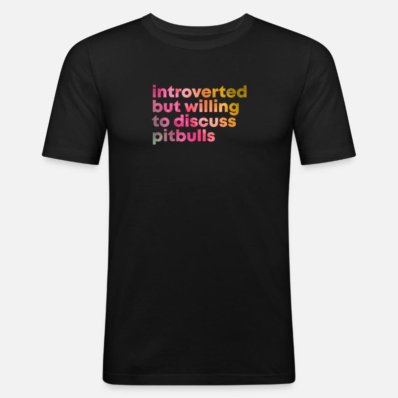 Pitbull - Männer Slim Fit T-Shirt - Schwarz
