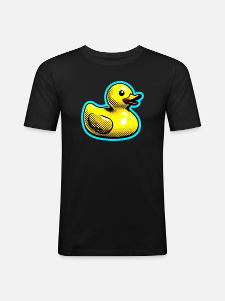 Duckling Duck Duck Duck - Men's Slim Fit T-Shirt - black