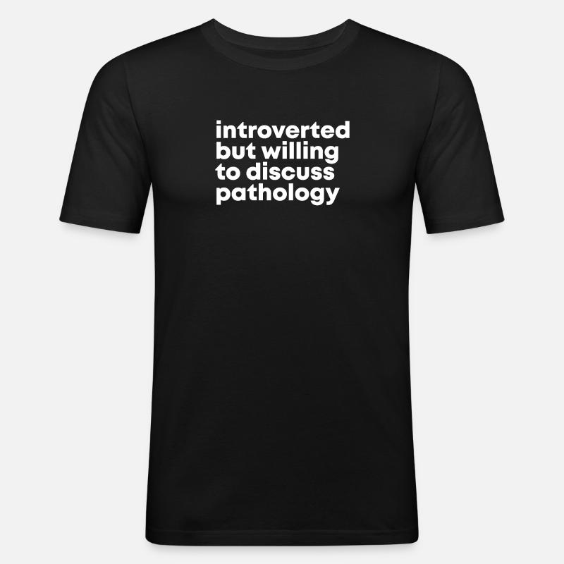 Pathologie - Männer Slim Fit T-Shirt - Schwarz