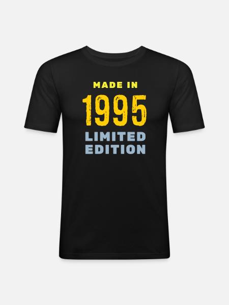 1995 - Men's Slim Fit T-Shirt - black